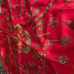Hermes silk scarf